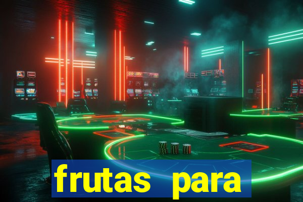 frutas para imprimir e recortar